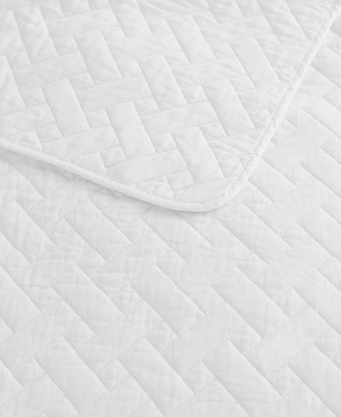 Tommy Bahama Home Tommy Bahama Solid White Reversible 2Piece Twin