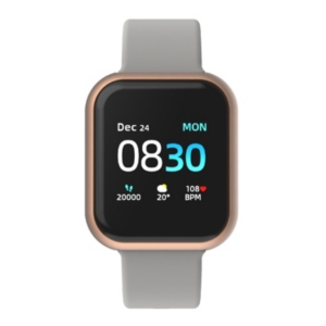 image of Women-s Air 3 Gray Silicone Strap Touchscreen Smart Watch 40mm