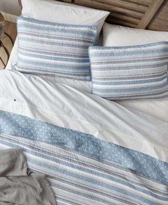 Jettison Cotton Reversible 3-Pc. Quilt Set, Full/Queen