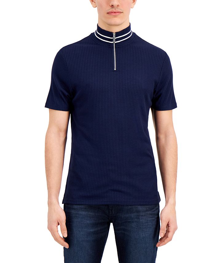 INC International Concepts Men's Mock Collar Shirt, Created for Macy's ...