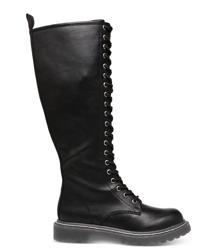 Wild Pair Rylee Combat Lug Boots, Created for Macy's & Reviews - Boots ...
