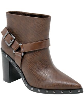 steve madden women's humble studded booties