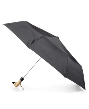 Totes Wooden Duck Handle Auto Open Umbrella