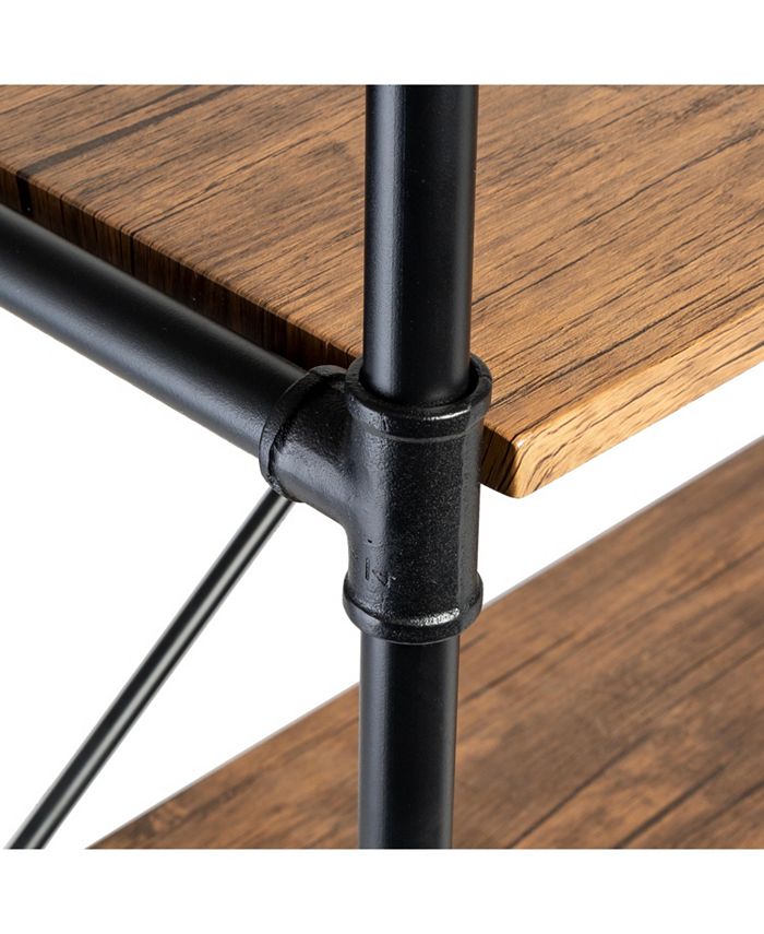 Honey Can Do 4Tier Industrial Rolling Bookshelf Macy's