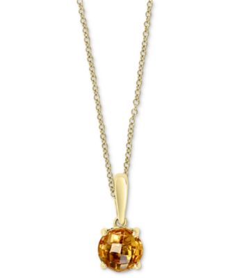 effy citrine necklace