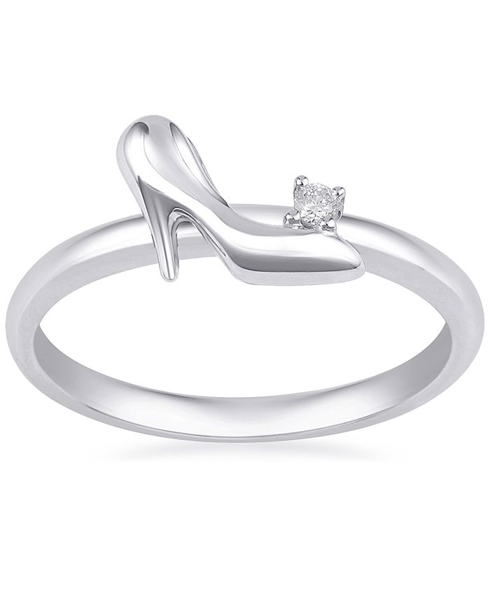 Diamond cinderella slipper on sale necklace