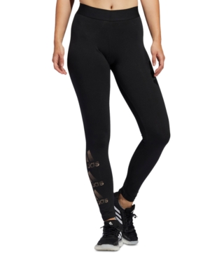 adidas Women's Glam Pack Logo Full Length Leggings