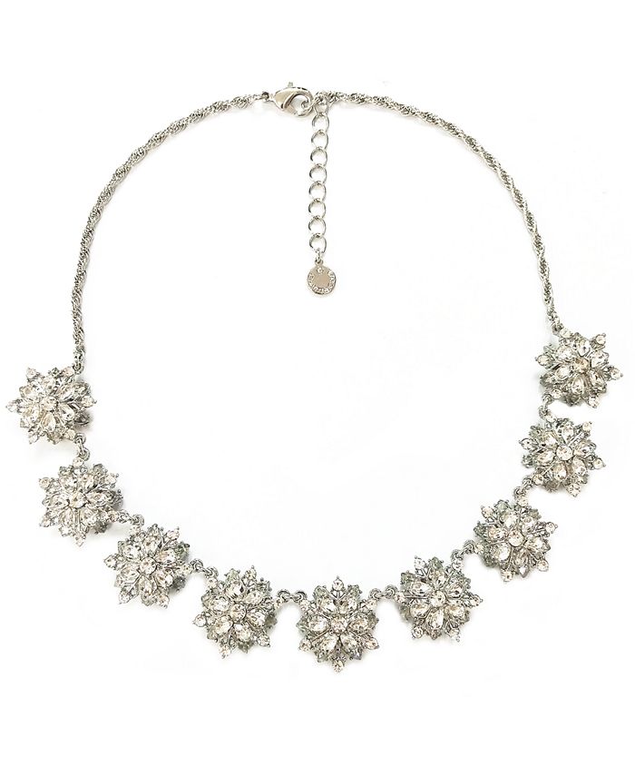 Snowflake statement necklace on sale