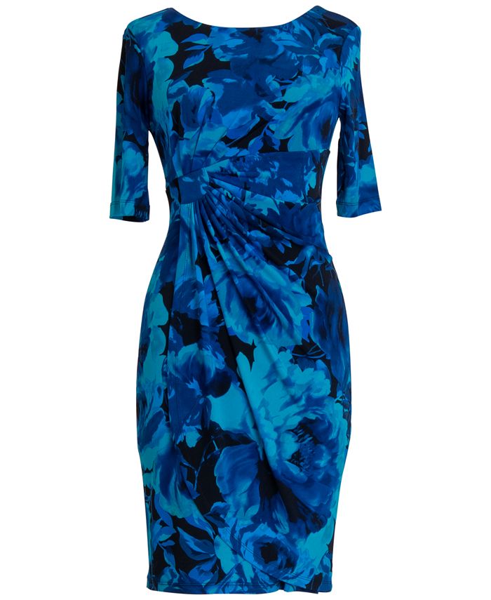 Connected Printed Sheath Dress & Reviews - Dresses - Women - Macy's