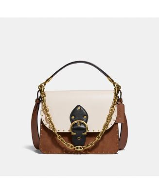バッグ COACH Beat Shoulder Bag In Colorblock COACH® | Upcrafted Beat Shoulder Bag In Colorblock With Rivets