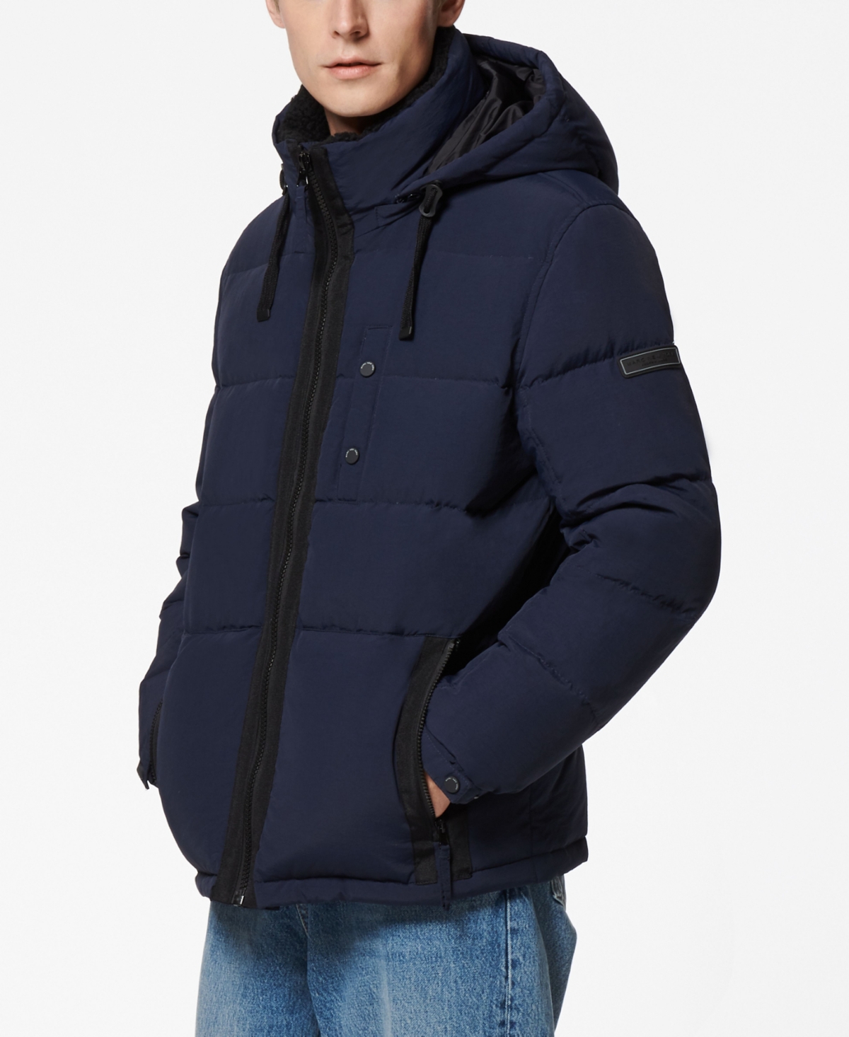 Andrew marc huxley discount removable hood jacket