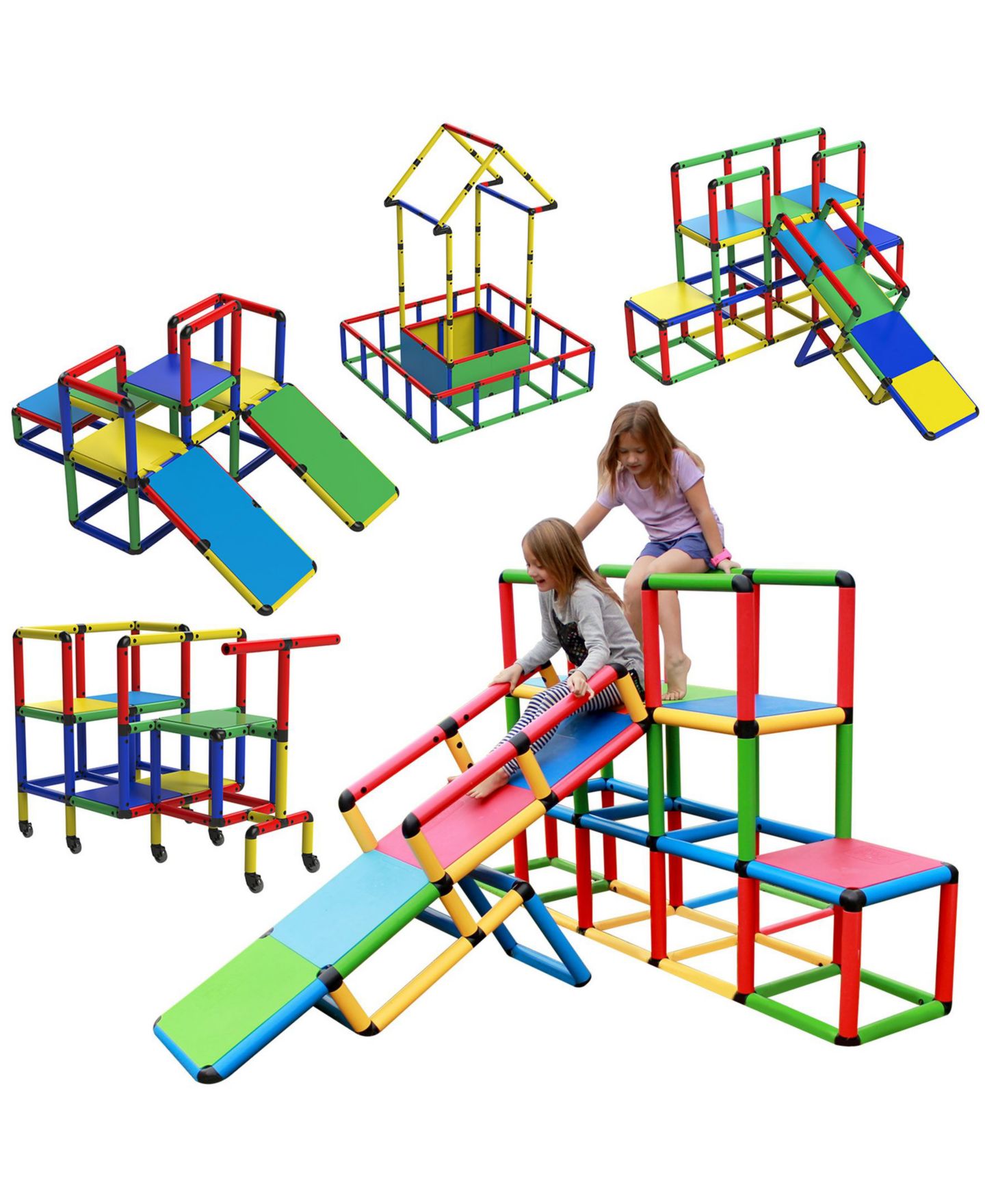 Детский конструктор Funphix Create and Play Life Size Structures All-in-1 Set — фото 1