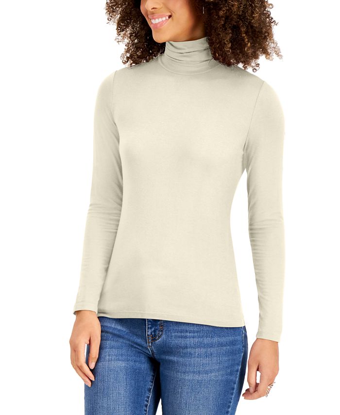 Style & Co Petite Turtleneck Top, Created for Macy's - Macy's