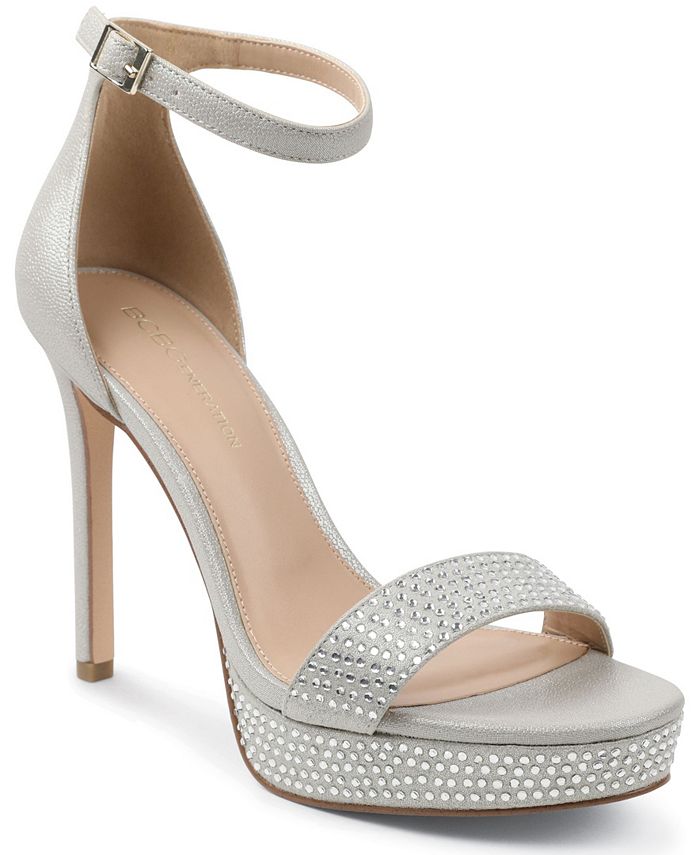 bcbgeneration braided heeled sandals