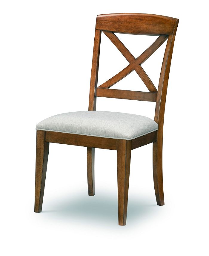 Furniture Highland Dining X Back Side Chair, Created for Macy's Macy's