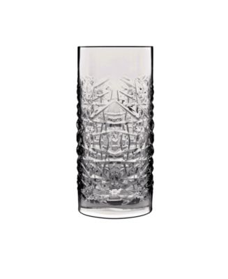 Mixology 16.25 Oz Textures Hi-Ball Glasses, Set of 4 - Macy's