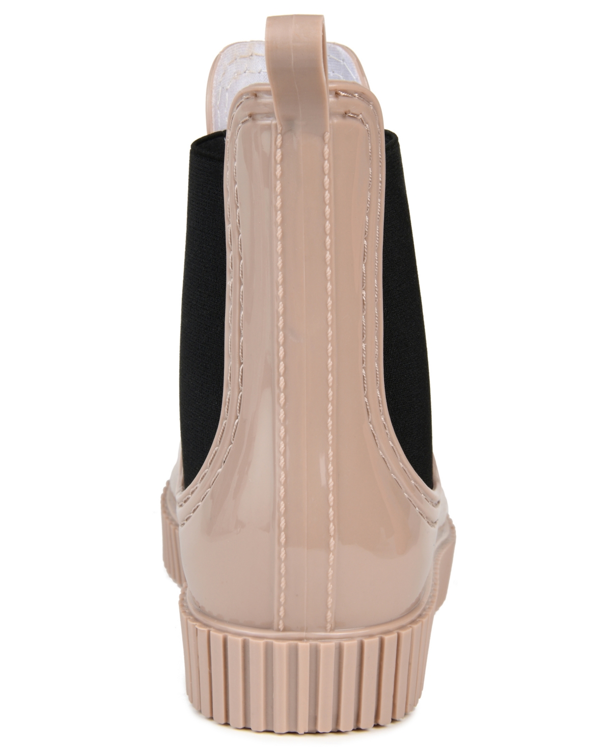 Journee Collection Women's Drip Water Resistant Ankle Rainboots