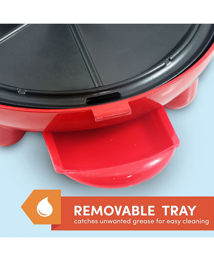 Elite Gourmet 8inch Nonstick Mexican Taco Tuesday Quesadilla Maker