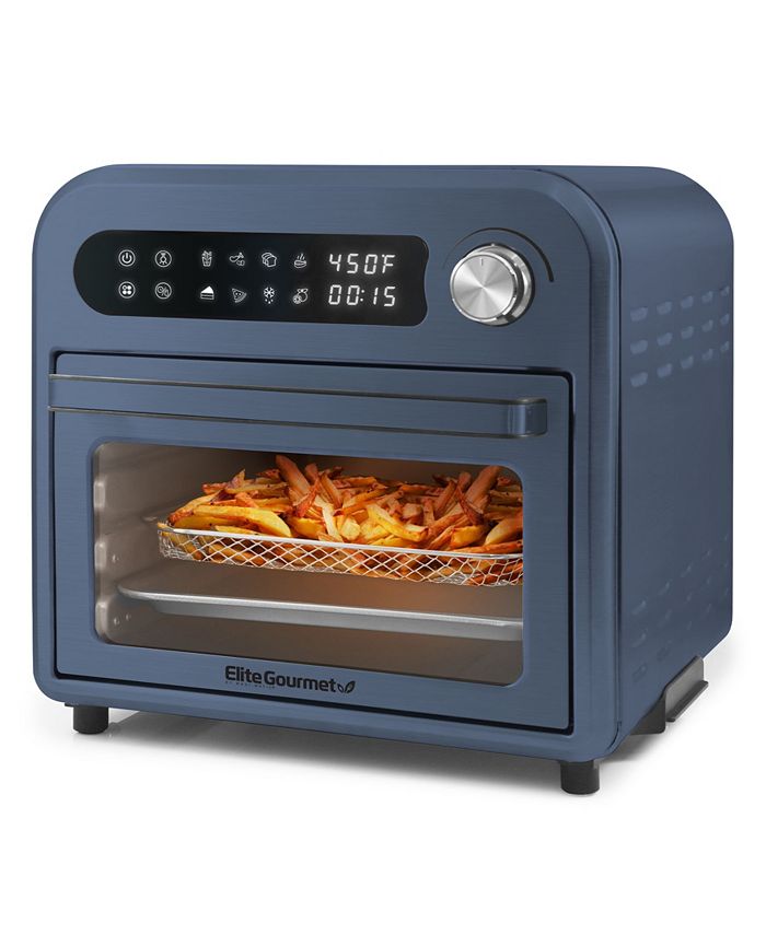 Elite Gourmet 10.5Qt Air Fryer Convection Oven with Programmable Timer