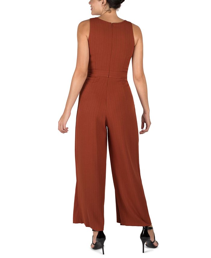 julia jordan TieWaist Jumpsuit Macy's