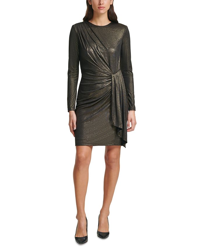 vince camuto ruched dress