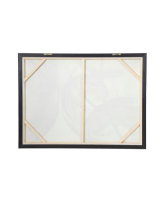 by Cosmopolitan Gold Contemporary Abstract Canvas Wall Art, 30" x 40"