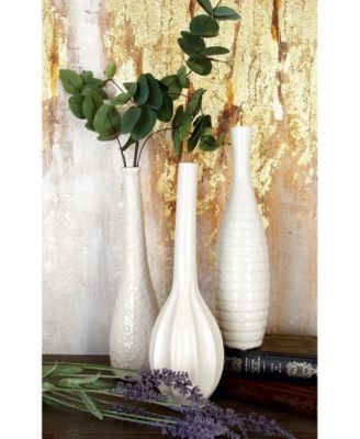 Ceramic Glam 2 Piece Vase Set