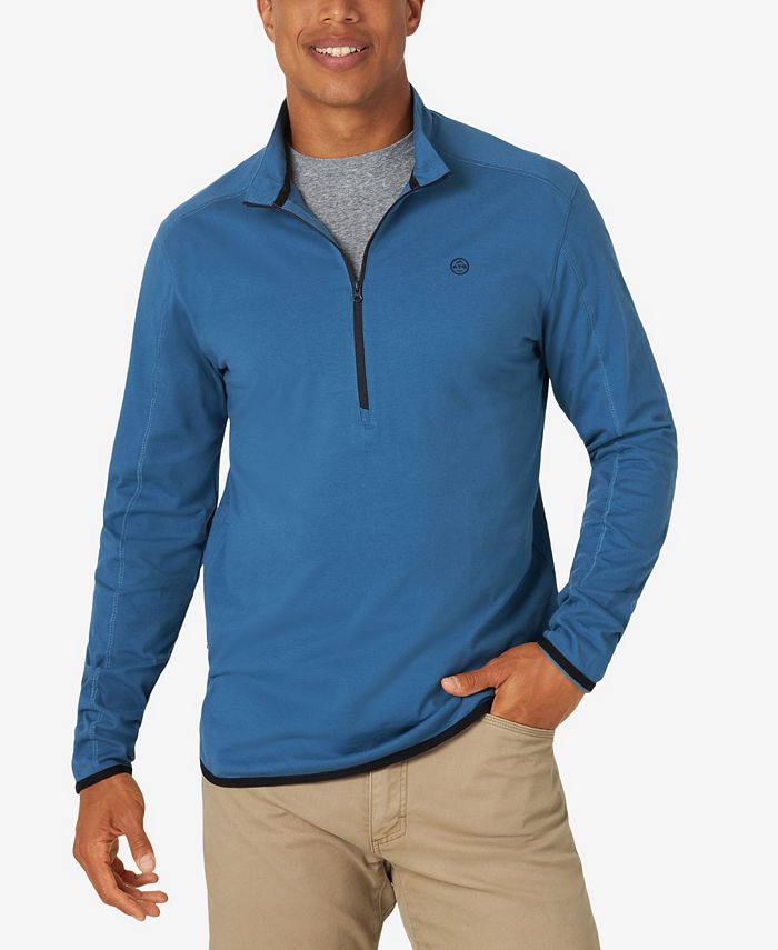 Wrangler Men's ATG Long Sleeve Half Zip Pullover T-shirt & Reviews -  T-Shirts - Men - Macy's