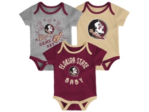 Outerstuff Newborn Girls Florida State Seminoles 3piece Creeper Set