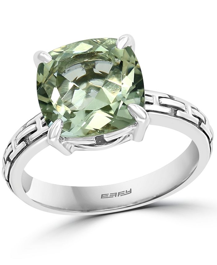 EFFY Collection - Green Quartz Statement Ring (3-7/8 ct. t.w.) in Sterling Silver
