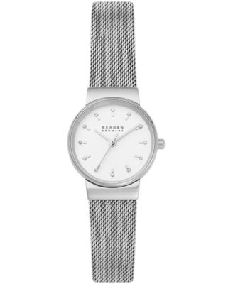 Skagen - Women's Ancher Stainless Steel Mesh Bracelet Watch 26mm