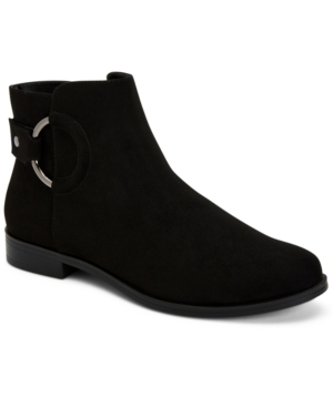 image of Alfani Women-s Step -N Flex Avvia Leather Booties, Created for Macy-s Women-s Shoes