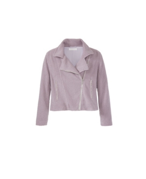 Women's Plus Size Sherpa Moto Jacket