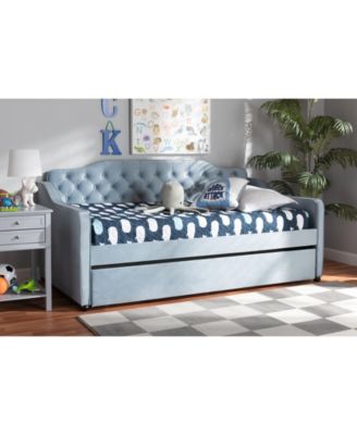 Freda Traditional and Transitional Twin Size Daybed with Trundle