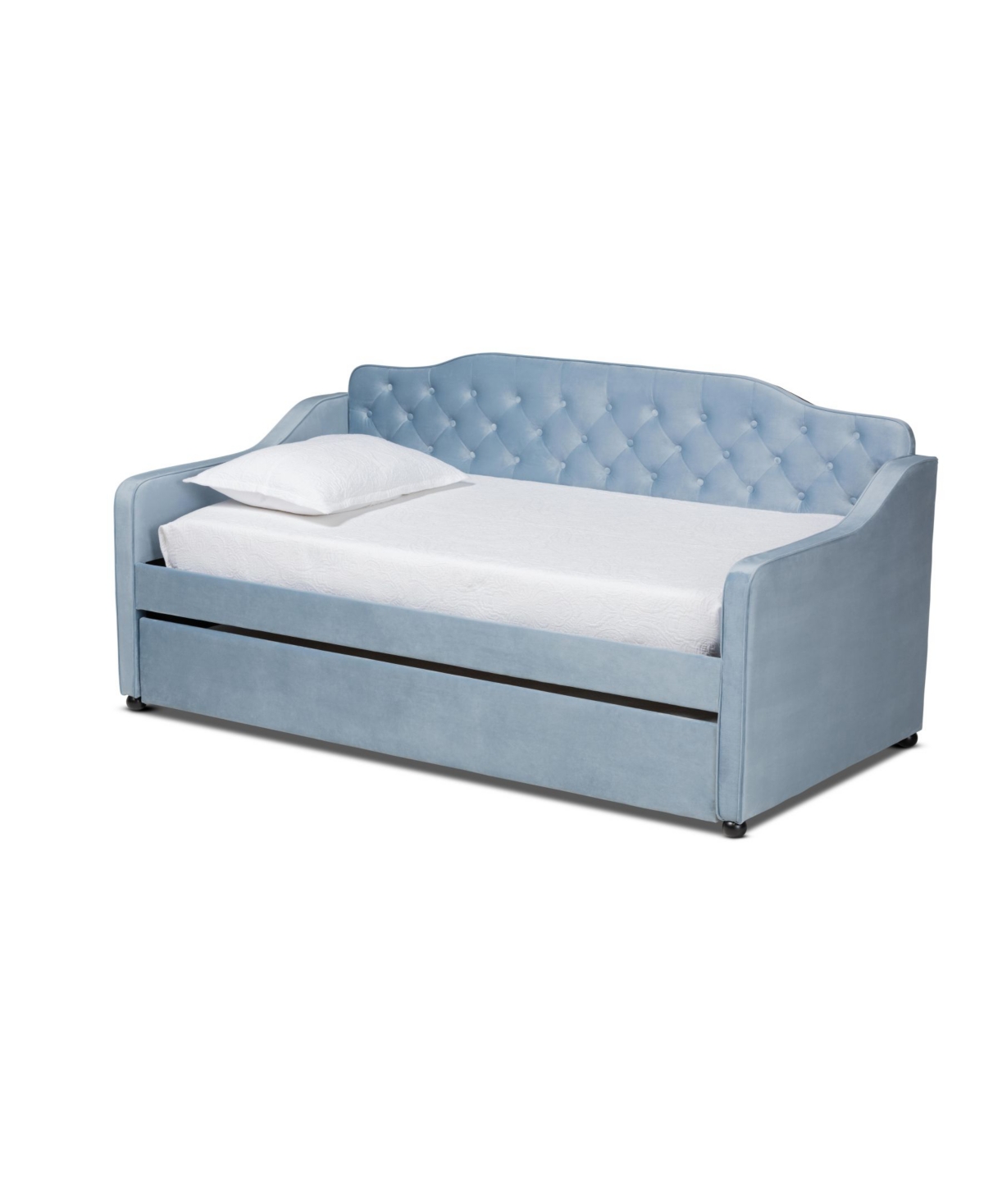 Freda Traditional and Transitional Twin Size Daybed with Trundle