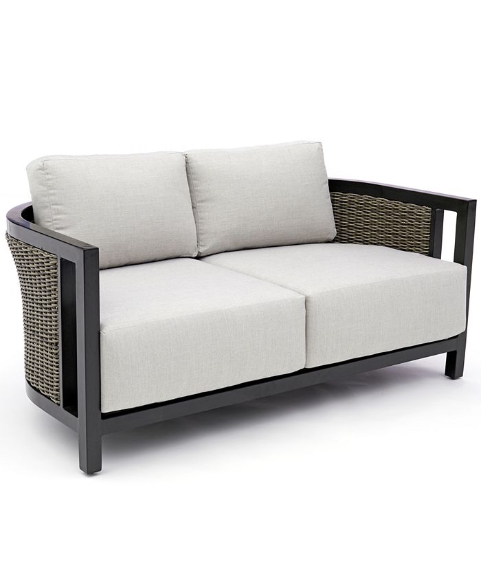 Agio Deco Outdoor Loveseat, Created for Macy's & Reviews Furniture