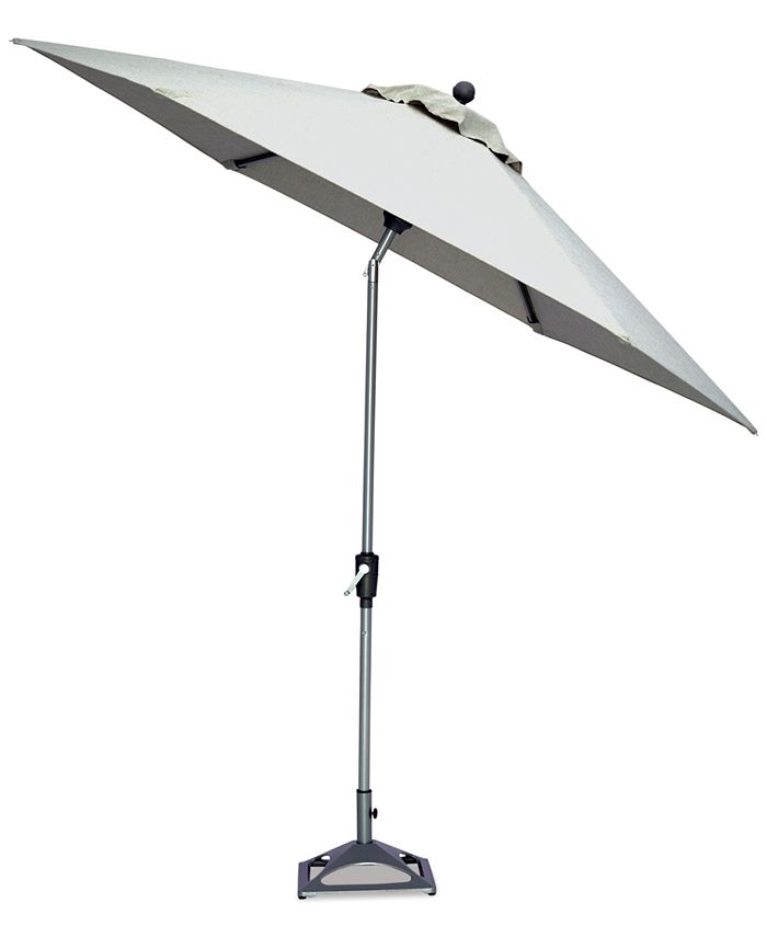 Agio Taft Outdoor 9' AutoTilt Umbrella with Sunbrella® Fabric and Base