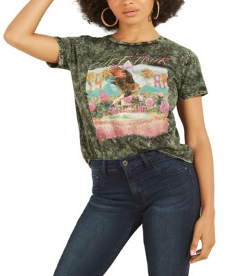 GUESS - Cotton Tropical Graphic T-Shirt