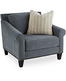 CLOSEOUT! Arold 43" Fabric Chair and a Half, Created for Macy's