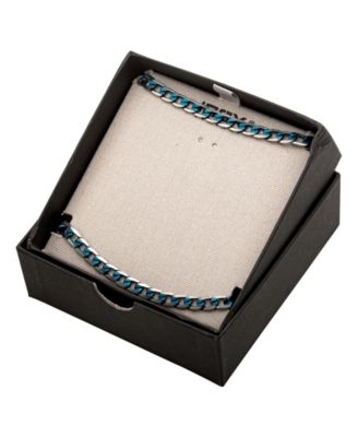 Men's Curb Chain Necklace and Bracelet Set