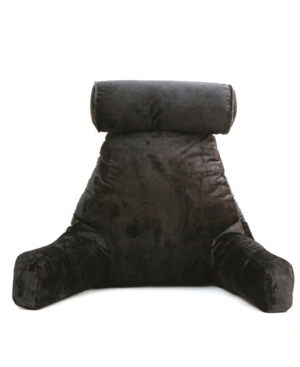 Cheer Collection Hollow Fiber Large Tv and Reading Pillow with Bolster