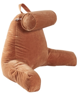 Cheer Collection Hollow Fiber Large Tv and Reading Pillow with Bolster