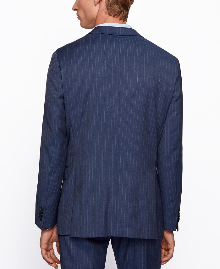 Hugo boss blue pinstripe suit