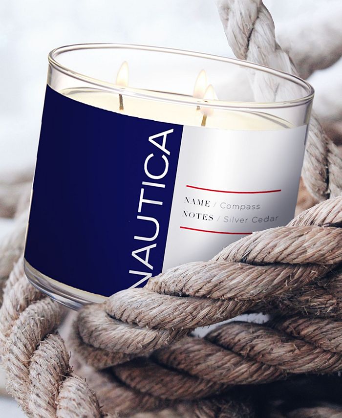 Nautica Compass Candle, 14.5 oz Macy's
