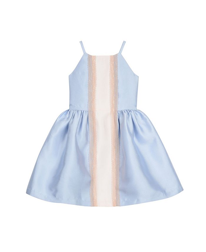 Belle by Badgley Mischka Big Girls Sleeveless Lace Panel Dress - Macy's
