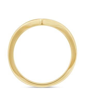 Diamond Chevron Band (1/4 ct. t.w.) in 14k White or Yellow Gold