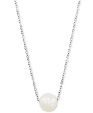 image of Giani Bernini Cultured Freshwater Pearl (8mm) Solitaire 18
