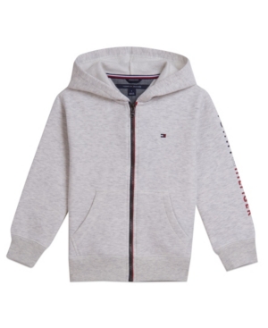 image of Tommy Hilfiger Little Boys Arnold Full Zip Hoodie
