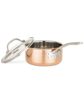 3-Ply Hammered Copper Clad 10-Pc. Cookware Set