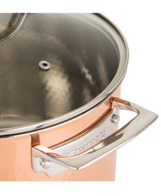 3-Ply Hammered Copper Clad 10-Pc. Cookware Set